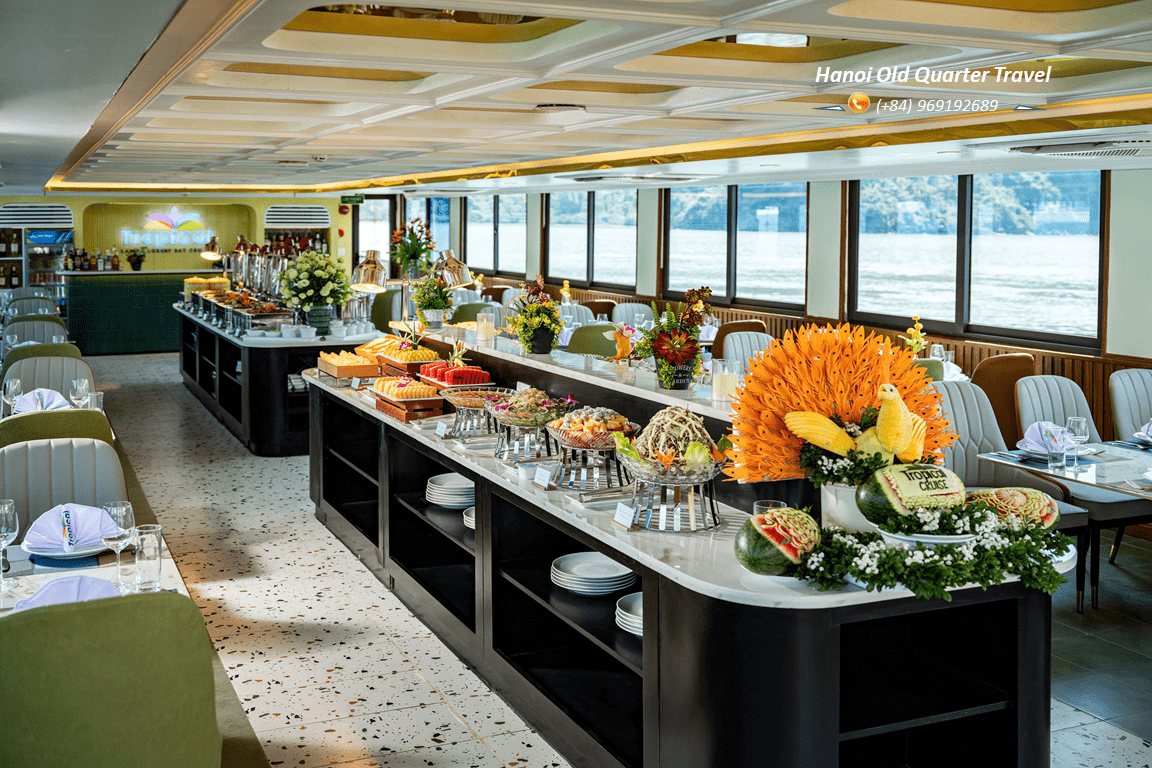 Tropical Cruise 5-Star Day Cruise in Lan Ha Bay & Cat Ba Island