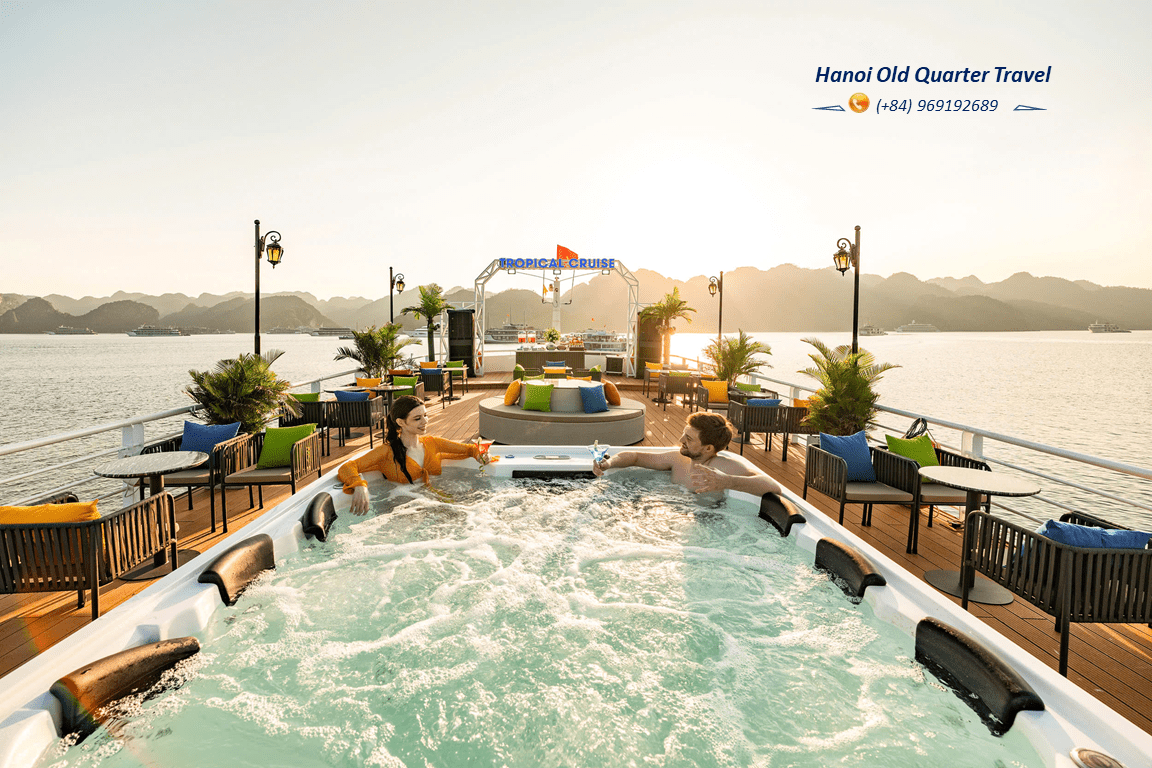 Tropical Cruise 5-Star Day Cruise in Lan Ha Bay & Cat Ba Island