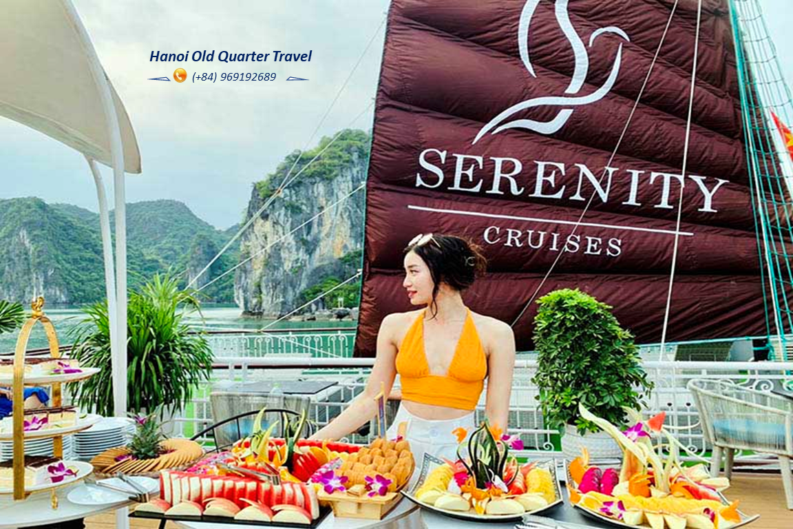 Serenity Grandeur Luxury Day Cruise in Lan Ha Bay & Cat Ba Island
